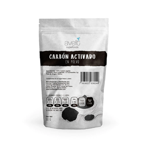 "BV" CARBON ACTIVADO 50G AVELIT SUPERFOODS