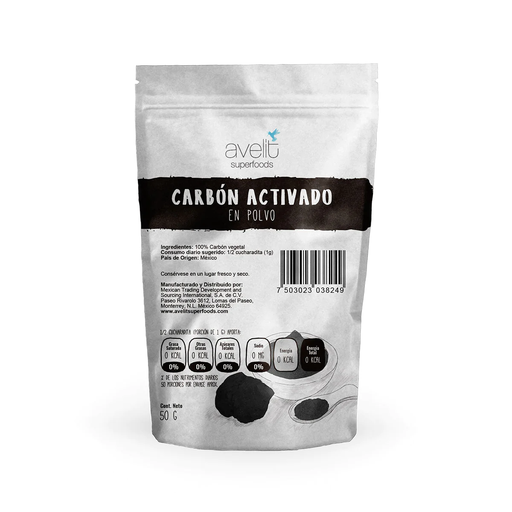 CARBON ACTIVADO 50G AVELIT SUPERFOODS