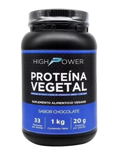 PROTEINA VEGETAL CHOCOLATE 1KG HIGH POWER