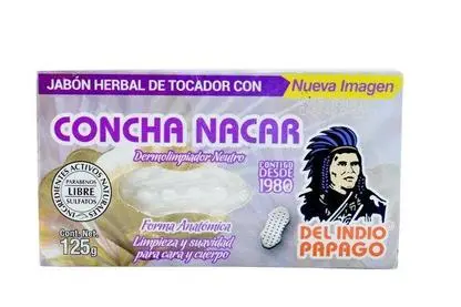 JAB CONCHA NACAR 125GR INDIO PAPAGO