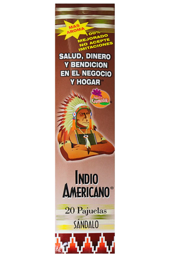 INCI SANDALO 20PZA INDIO AMERICANO